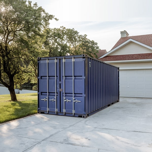 you can keep a residential storage container on your property for as long as you need it